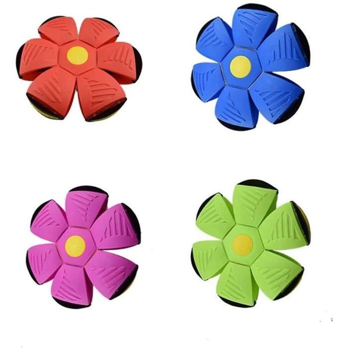 EQLEF Disques Volants Disque Volant Non Glissant Soft Silicone Toy