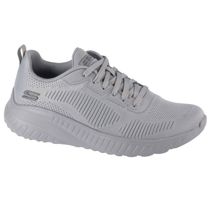 Skechers Baskets Femme - Gris - Skechers Bobs Squad Chaos - Face Off
