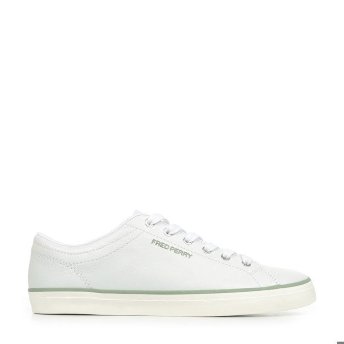 1096 Fred Perry Baseline Textured Leather Baskets homme
