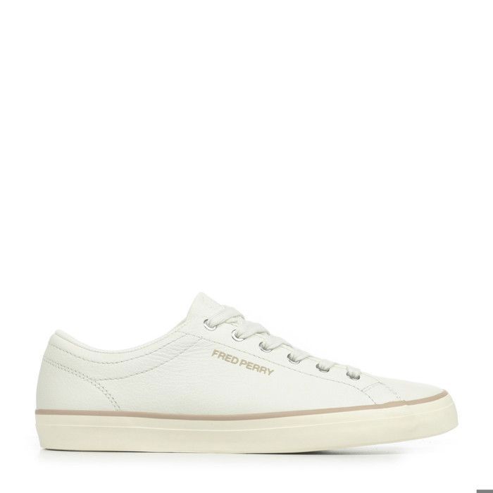 Fred Perry Baseline Textured Leather Baskets homme