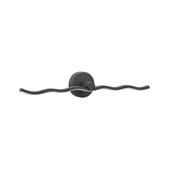 Luminaire LED pour tableau et miroir AILETTE Métal Noir