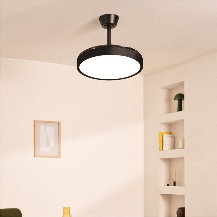 Ventilateur de plafond - Create - WIND CLEAR STUDIO - Silencieux - Pales rétractables - LED - Create