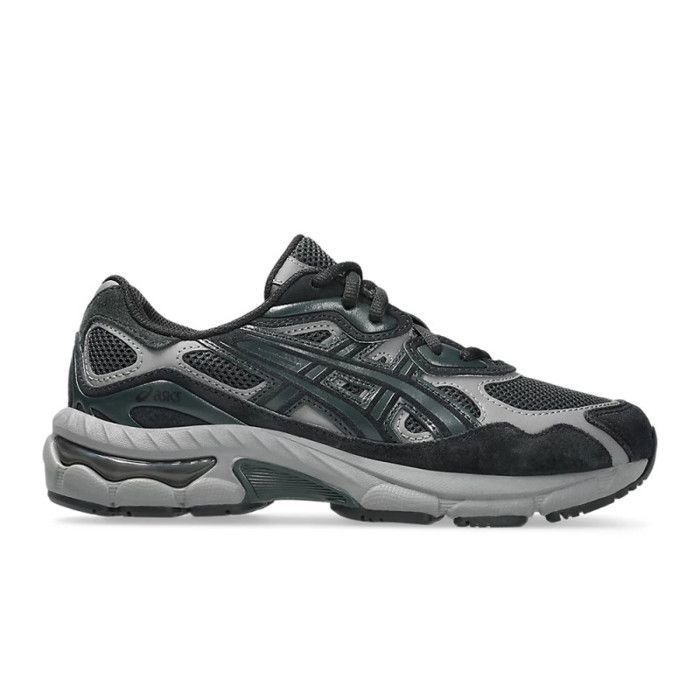 No Name Baskets Enfant Asics GEL-NYC Noires et Grises – Look rétro et performance moderne pour les jeunes athlètes