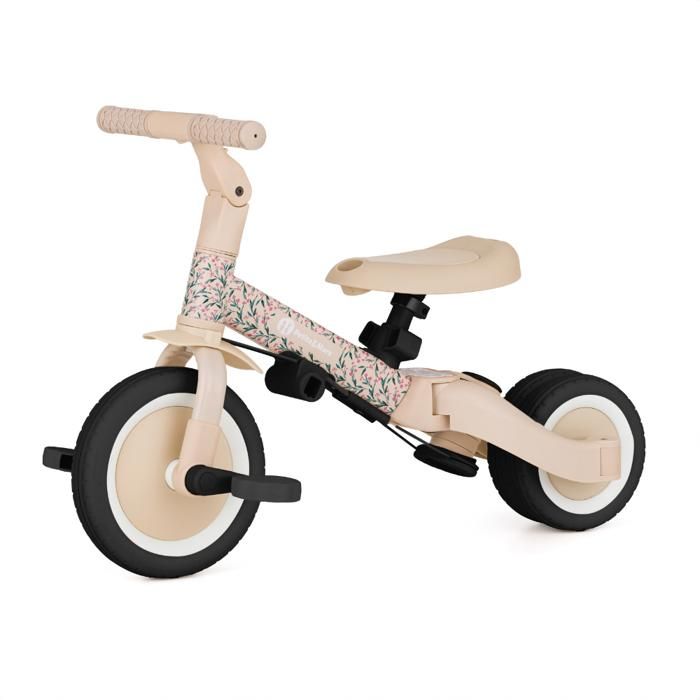 PETITE&MARS Tricycle Enfant Multifonctionnel 5en1 (de 18 mois à 4 ans) Turbo Limité Pink Meadow