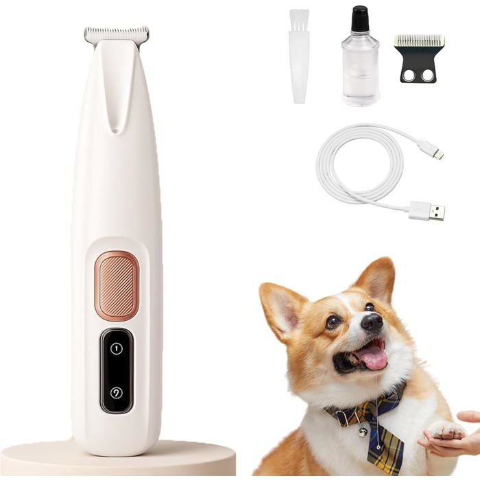 tondeuse ultra-silencieuse - chien & chat tondeuse pour chien sans vibration Légère et ergonomique Toilettage sans stress (1PC)