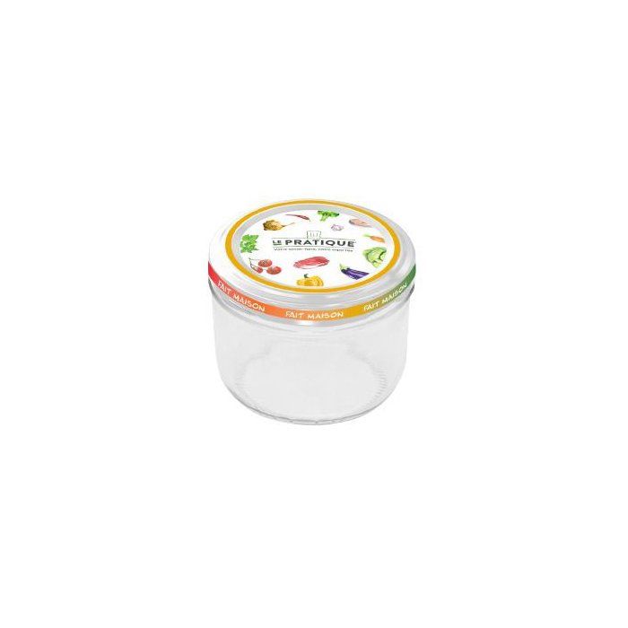Bocaux stérilisables - LE PRATIQUE - 7514 - 350 ml - Ø100 mm - Pack de 6