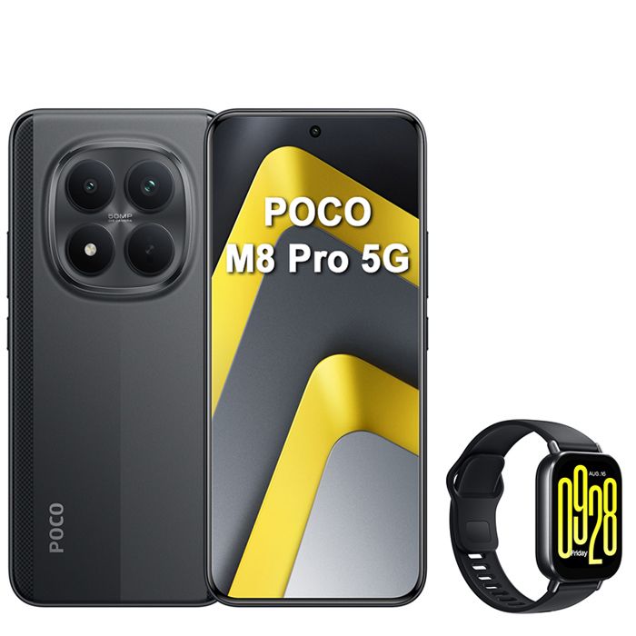 Smartphone XIAOMI POCO M8 Pro 5G 683 Double Nano SIM + Redmi Watch 5 Active - vue 2