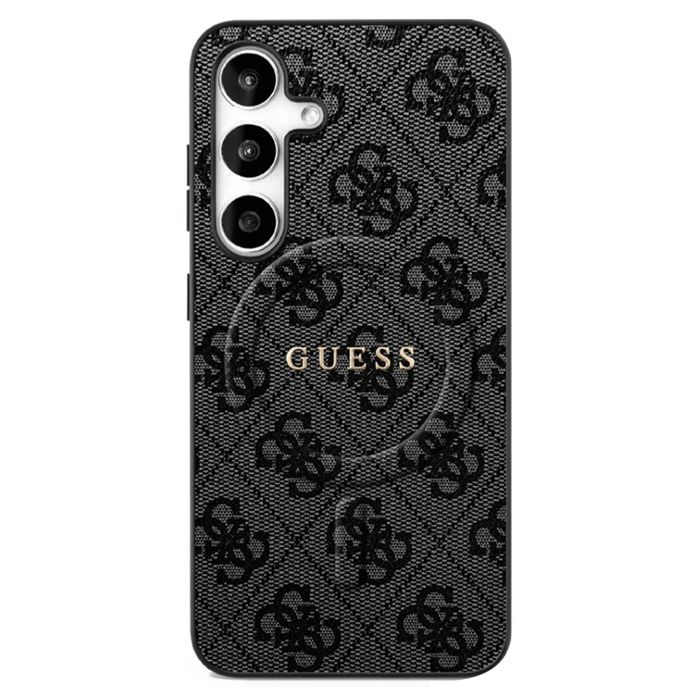 Guess Etui 4G Ring Classic Logo MagSafe do Samsung Galaxy S25 FE czarny Noir - vue 2