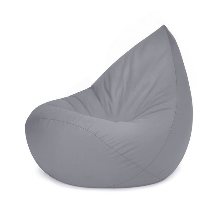 Fauteuil Pouf Siège Poire pour Bébé Enfants pour la Chambre dEnfant MISIOO Sako Étanche d’Extérieur Gris 80x85x75 cm