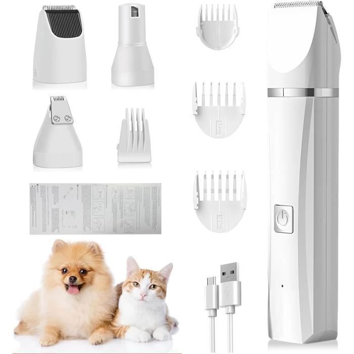 Tondeuse 4 en 1 pour pattes de chien avec coupe-pattes et meuleuse à ongles pour chiens chats et petits anima  TONDEUSE POUR ANIMAL