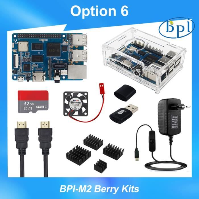 Banana Pi BPI M2 Ultra A40i - Placa única Con Quad Core, 2GB RAM, 8GB EMMC, WiFi Y Bluetooth