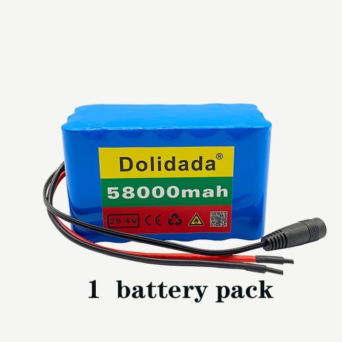 Batterie Lithium-ion 48V 58Ah Pour Vélo électrique, Scooter, Kart - Avec Chargeur Et BMS De Protection