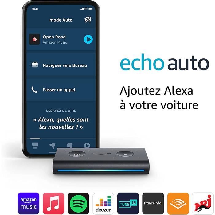 Echo Auto, Ajoutez Alexa à votre voiture - Achat / Vente kit bluetooth  téléphone Echo Auto, Ajoutez Alexa à - Cdiscount