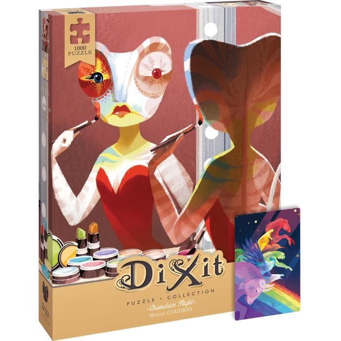 puzzle dixit 1000p night - asmodee - 1000 pièces - multicolore - 12 ans