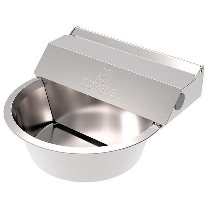 Abreuvoir automatique acier inoxydable avec bol amovible Cleansy 4 L haute pression - Copele Gris