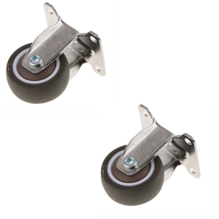 Lot De 2 Roulettes à Rainure Type C En Nylon Robuste – Poulies Directionnelles Pour Tube Rond 60/80/100 Mm – Charge Max 500-700 Kg