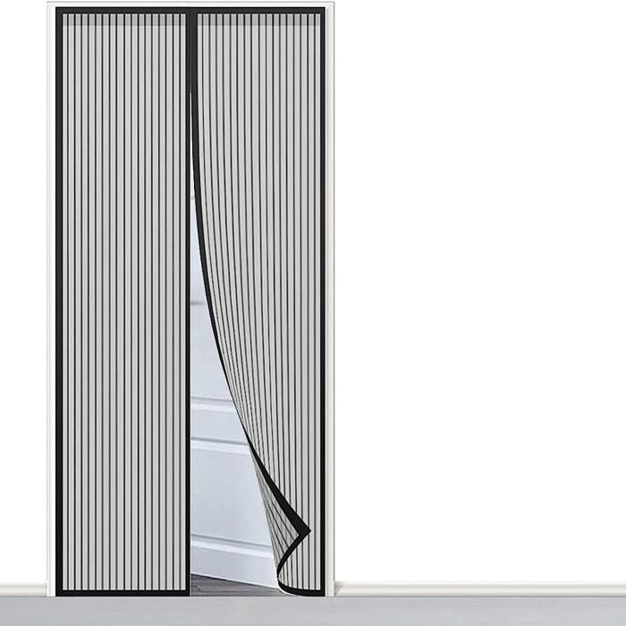 Moustiquaire Porte Fenetre 155x265cm Magnetique MagnéTique