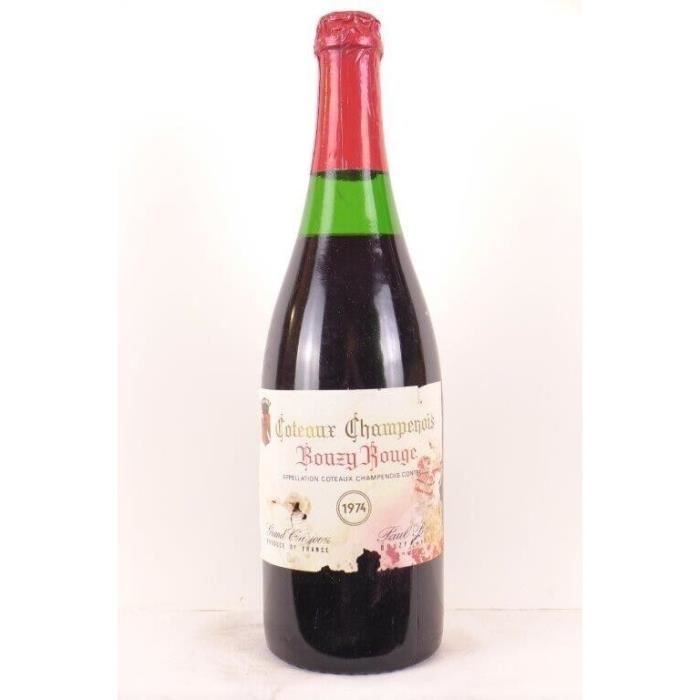 Bouzy paul bara grand cru rouge 1974 - coteaux champenois - La cave ...