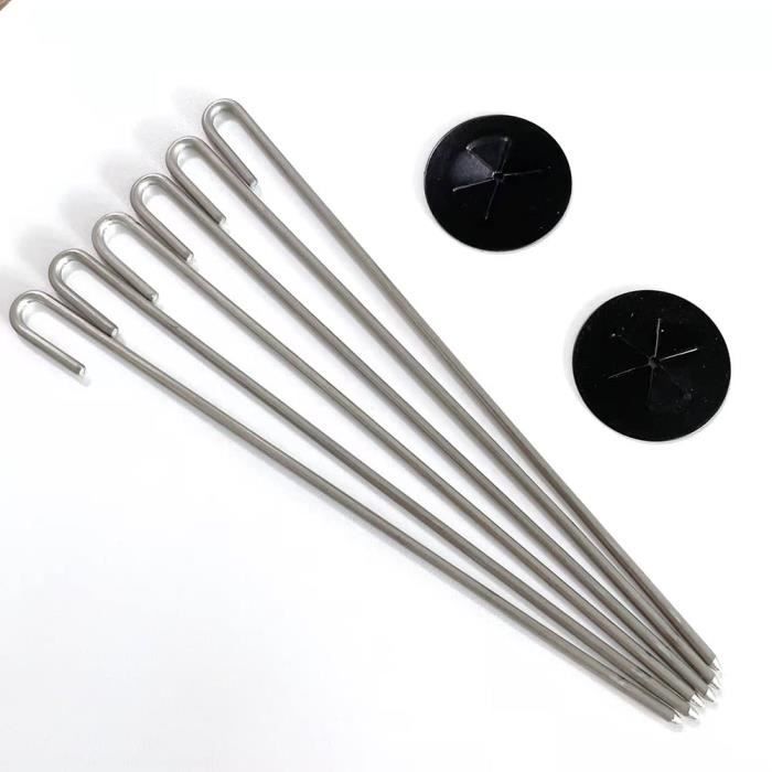 Lot De 2 Crochets De Fixation Pour Panneau Solaire - Acier Inoxydable 304, Installation Sans Perçage - Pour Balustrade, Balcon, Toit Plat - 10