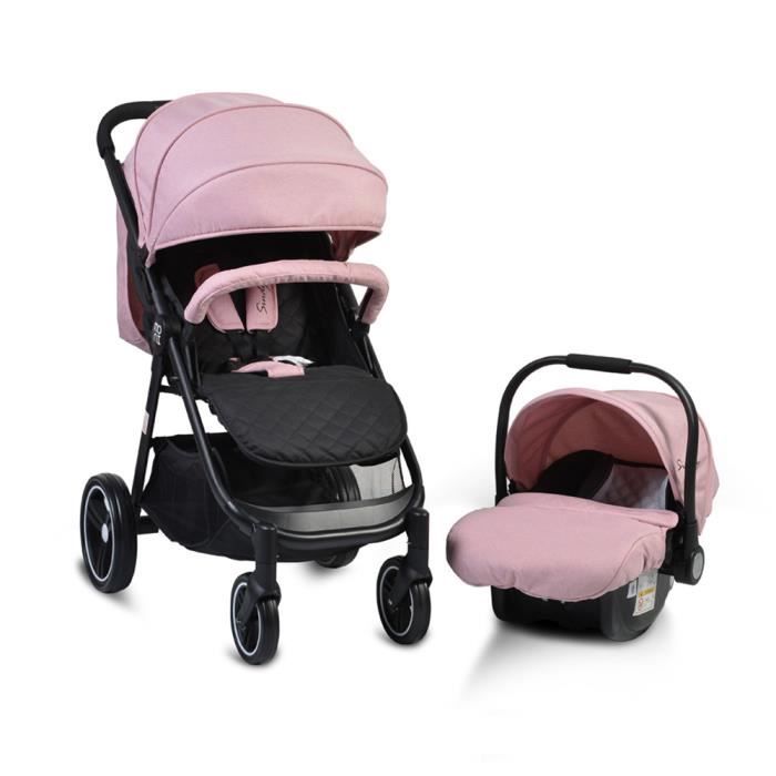 Poussette duo rose Clearance