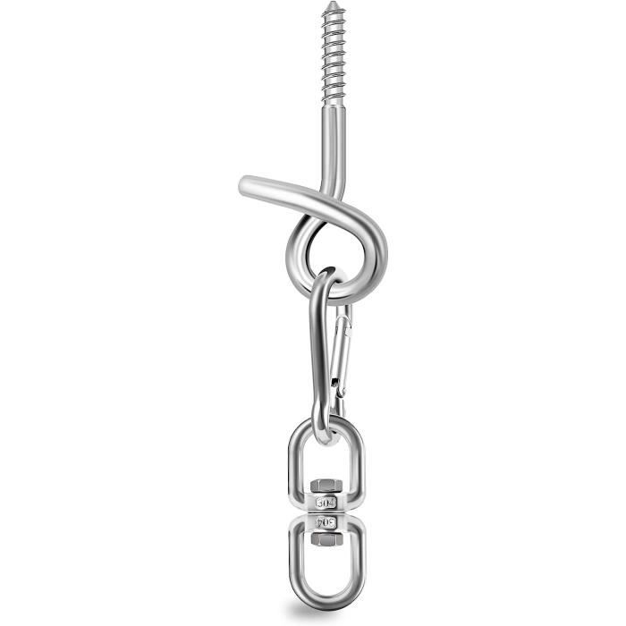 PTHDEW Crochet De Plafond Pour Charge Lourde, M8, Fauteuil