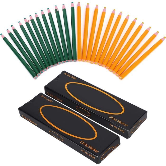 Lot De 10 Craies Tailleurs Triangulaires Blanches