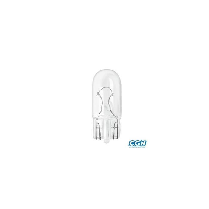 AMPOULE 5 LED SMD ORANGE T10 W5W 24V DC -CULOT W2.1x9.5D POUR VEILLEUSE Feux De Plaque Gabarit Camion