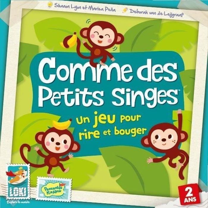 Jeu de société Comme des Petits Singes - IELLO - Ambiance - Dès 2 ans