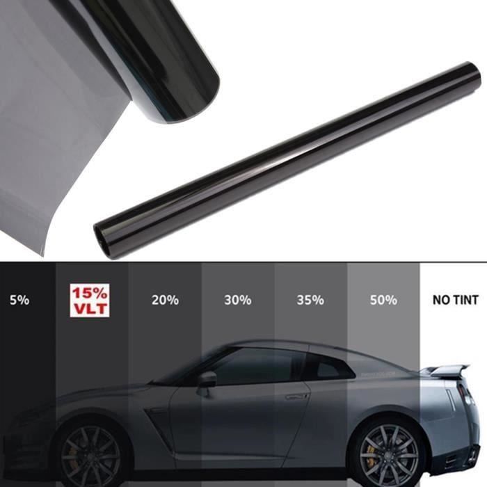 Voiture Fenêtre Tint Film teinter fumée noire 35/% 76 cm x 6 m