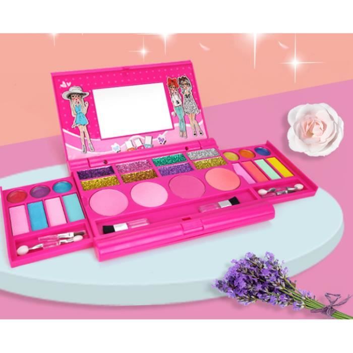 Coffret Maquillage Enfant Filles Makeup Set, Cadeau de Noël Anniversaire Jouet  pour Princesse fille 4 6 7 8 10 Ans. - Cdiscount Maison