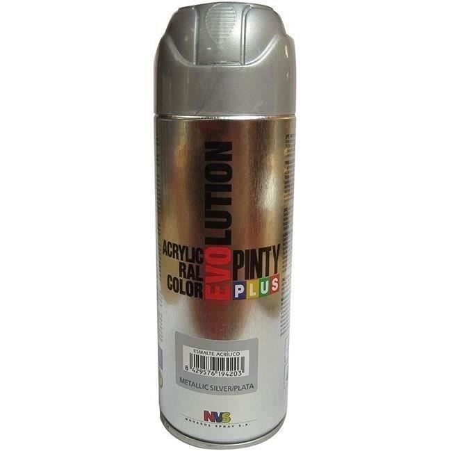 Peinture bombe - plus évolution - métallisé noir NVS265 - 400 mL