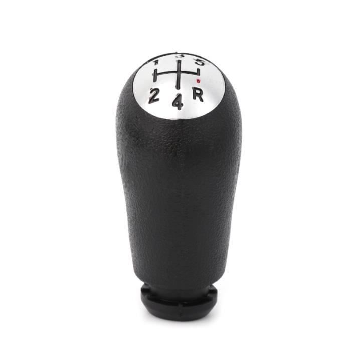 Pommeau De Levier De Vitesse Pour Renault Clio III (2005-2009) 6 Vitesses Noir - Compatible Référence 8200379950