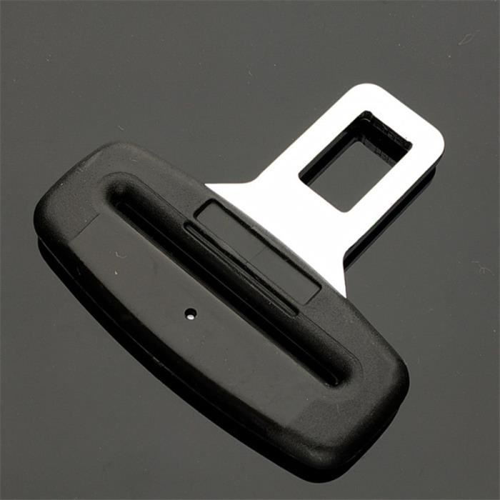 2 Pinces De Ceinture De Sécurité En Cuir PU - Réglage De Position, Anti-Frottement - Universel Pour Voiture