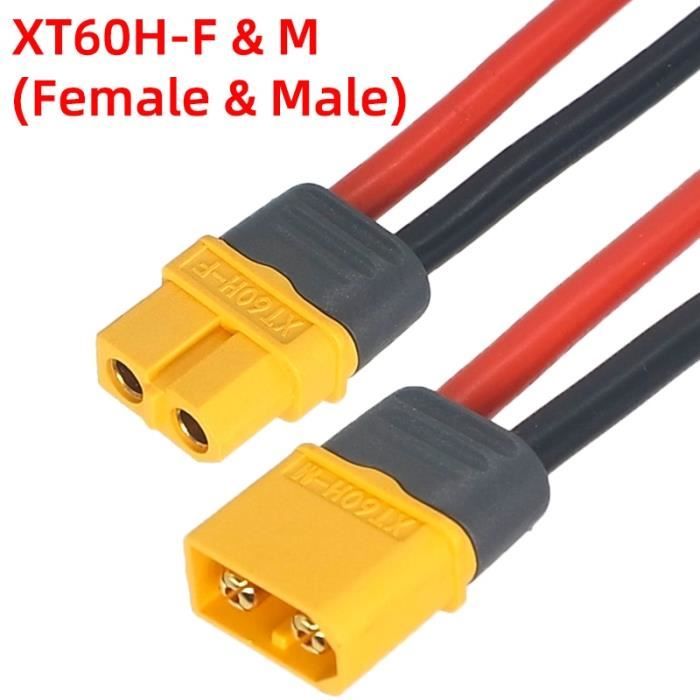 Connecteur XT60 - Mâle et Femelle - XT60-F+XT60-M