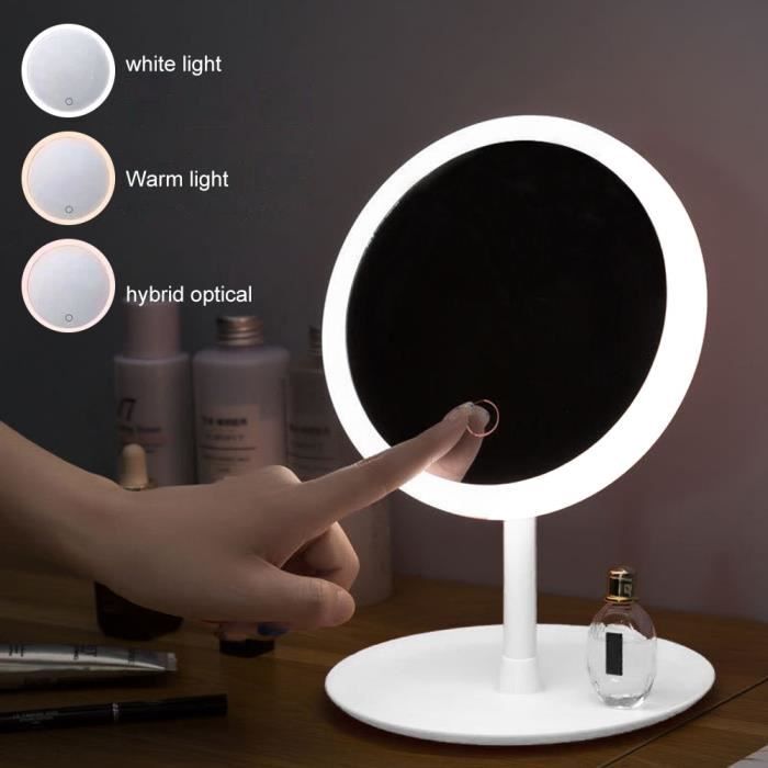 Lampe Led pour miroir de Table de maquillage, à intensité variable, pour  coiffeuse - Un blanc - Cdiscount Maison