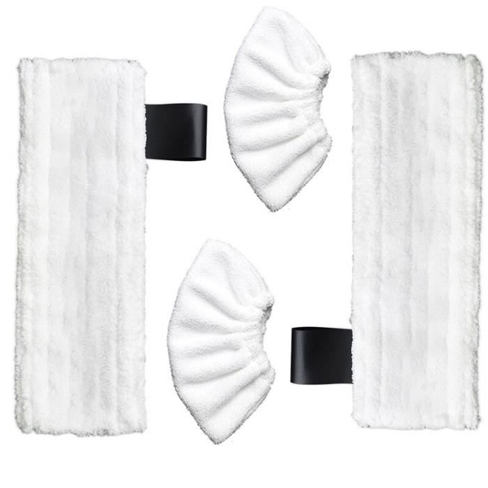 10 Housses Microfibre Pour Balai Vapeur Vileda - Nettoyage Sols - Lavable Machine