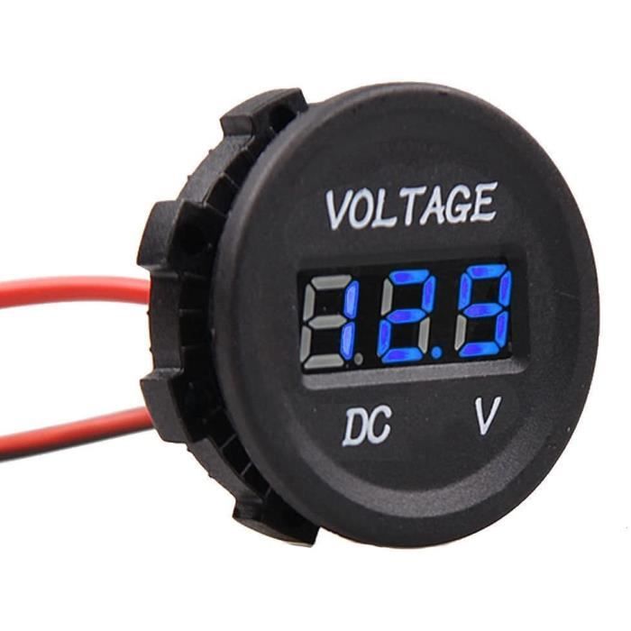 Testeur De Circuit Auto LED 6V/12V/24V - Voltmètre Numérique Avec Sonde, Pour Fusibles Et Vérifications