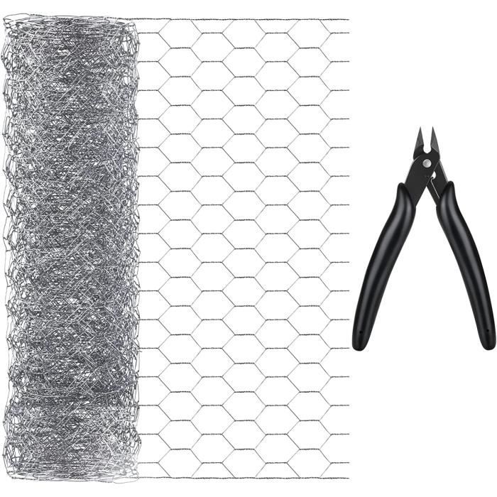 Rouleau Grillage À Poule 400 Mm X 10 Léger Galvanisé Volaille