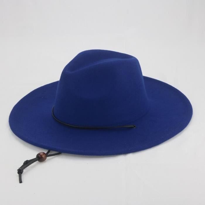 Dcfbkl Chapeau de marin pour homme - Bleu marine - Réglable - Pour adulte et enfant - Chapeau blanc