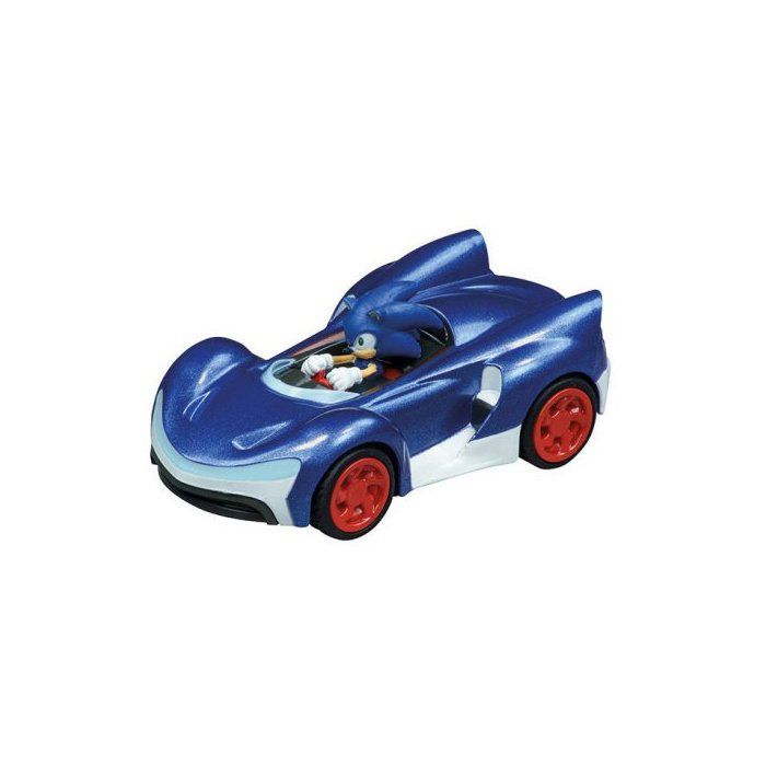 Voiture de course Sonic Speed Star bolide 1/43 - Pour circuit Carrera GO accessoire de Jeu - Kit auto et carte animaux