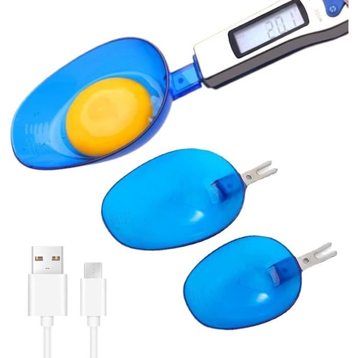 Cuillère Balance Numérique – Mesure 1g à 800g, Écran LCD – Pour Cuisine, Nourriture Animaux – Unités G/ml/tasse