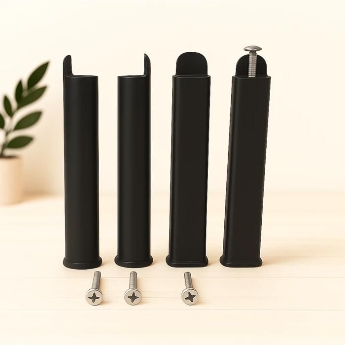 Pieds pour cadre lattes 22 cm noir - Pieds Sommier Universels à Visser – Robustes et Stables Idéal Cadre à Lattes Pieds pour cadre lattes 22 cm noir - Pieds Sommier Universels à Visser – Robustes et Stables Idéal Cadre à Lattes