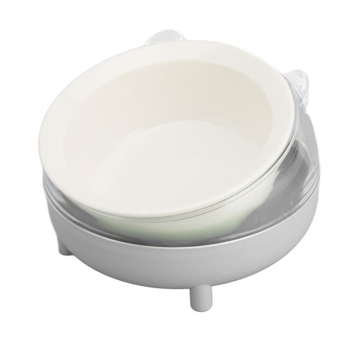 Meilleurs prix pour CUQUE bol de chat en céramique Bol de nourriture pour chat à double usage en céramique surélevée inclinée de grande capacité XU010
