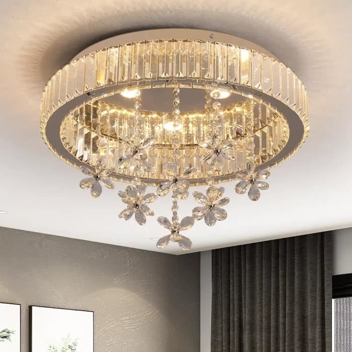 GOECO Plafonnier LED,Luminaire Plafonnier Moderne 35W,lampe plafond Acrylique pour Salon Chambre