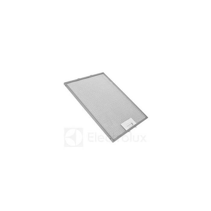 Filtre métal pour hotte Electrolux 38cm x 28 3cm