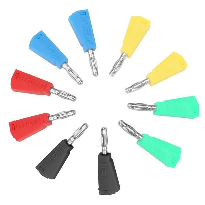 Cable De Test De Sonde Multim¨¨Tre Fiche Banane ¨¤ Sonde De Test Pince Crocodile 15A1000V 4Mm 1M