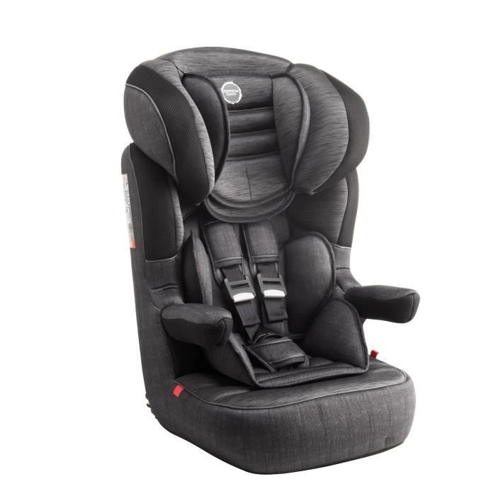 FORMULA BABY Siège auto Groupe 123 Isofix Select Premium nova black Harnais 5 points, 3