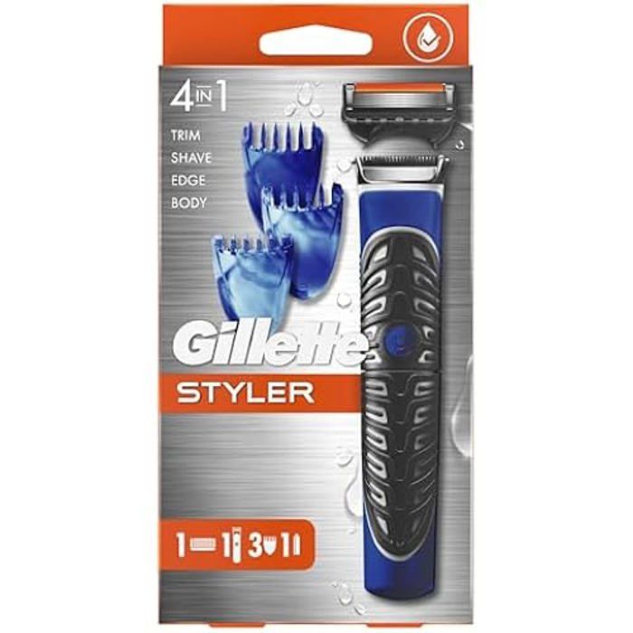 Tondeuse de Précision GILLETTE Modèle 4 En 1 Avec Lame ProGlide 3 Sabots Étanche