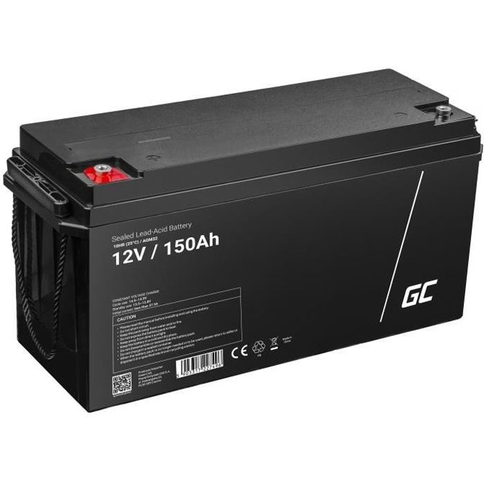 Green Cell Pro Rechargeable Batterie AGM 4V 4,5Ah accumulateur au Gel Plomb Cycles sans Entretien VRLA Battery étanche Résistantes, Jouets, Installations d'alarme, Véhicules pour Enfants AGM36