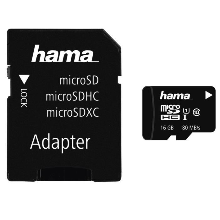 Hama microSDHC UHS I Classe 10 Neuf - vue 6
